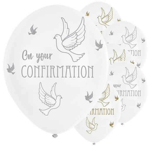 Picture of CONFIRMATION DOVE BALLOONS - 11